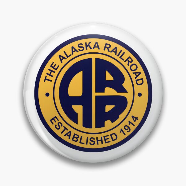 Artikelvorschau, Vintage Alaska Railroad "ARR" Kreisförmiges Logo entworfen und verkauft von CharlieDesings.