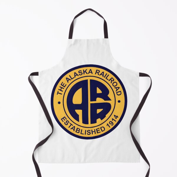 Aperçu de l'œuvre Logo circulaire vintage de la compagnie ferroviaire Alaska Railroad « ARR » créée et vendue par CharlieDesings.