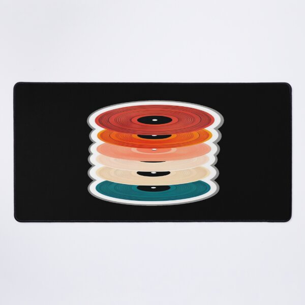 Item preview, Retro Vinyl Record Stack – Colorful Music Lover Art for Posters, Tees, Stickers & Wall Decor designed and sold by Bright Nest Studio.