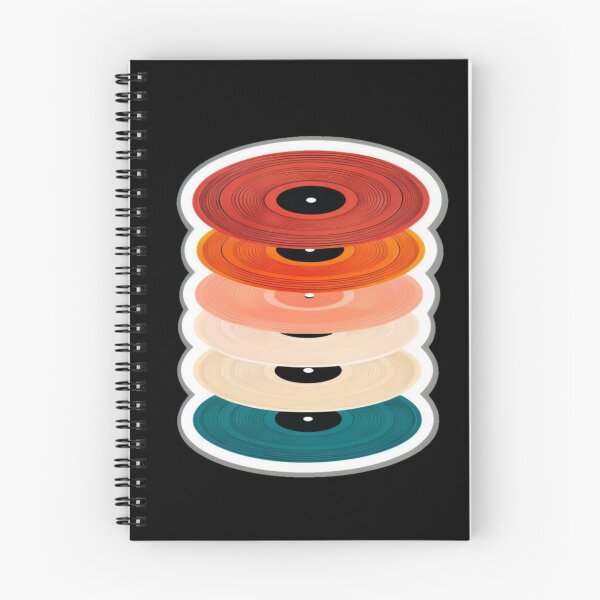 Item preview, Retro Vinyl Record Stack – Colorful Music Lover Art for Posters, Tees, Stickers & Wall Decor designed and sold by Bright Nest Studio.