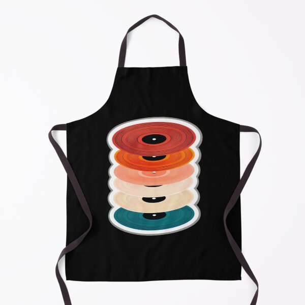 Item preview, Retro Vinyl Record Stack – Colorful Music Lover Art for Posters, Tees, Stickers & Wall Decor designed and sold by Bright Nest Studio.