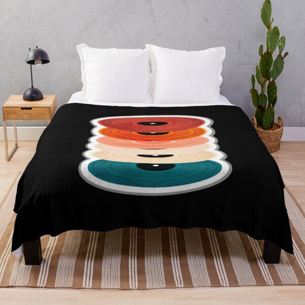 Item preview, Retro Vinyl Record Stack – Colorful Music Lover Art for Posters, Tees, Stickers & Wall Decor designed and sold by Bright Nest Studio.