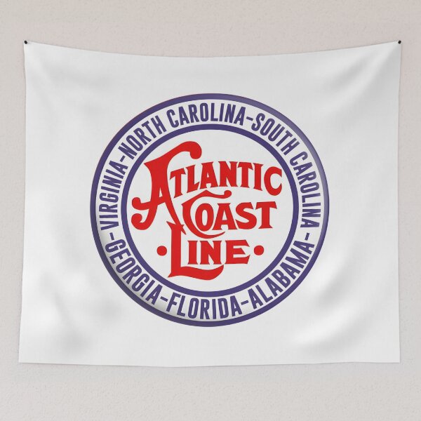 Item preview, Vintage Atlantic Coast Line Railroad "Standard of the South" Circular Logo designed and sold by CharlieDesings.