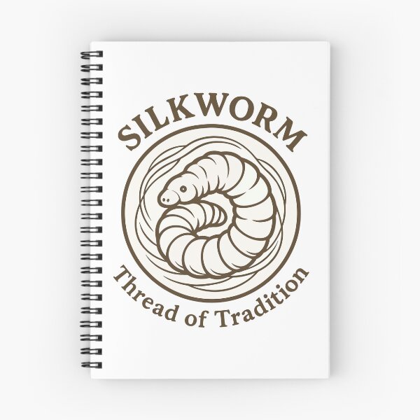 Item preview, Silkworm Thread of Tradition Illustration designed and sold by WildlifeInc.
