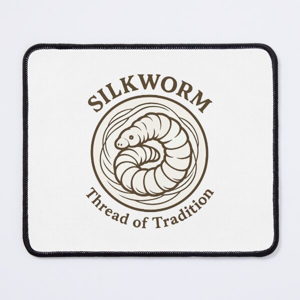 Item preview, Silkworm Thread of Tradition Illustration designed and sold by WildlifeInc.