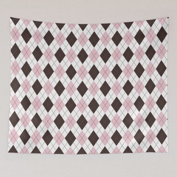 Item preview, Rose Cocoa Argyle designed and sold by caladayart.