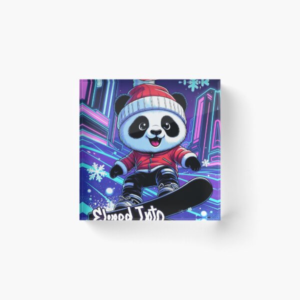 Item preview, Snowboarding Panda designed and sold by VikrantCreative.