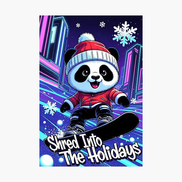 Item preview, Snowboarding Panda designed and sold by VikrantCreative.