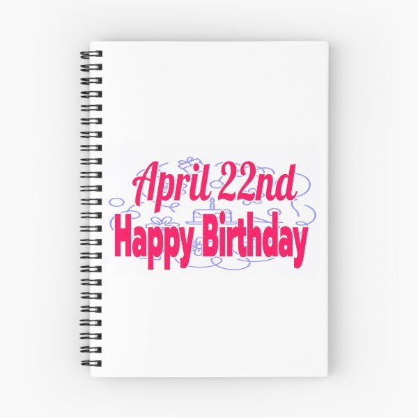 Item preview, Birthday April 22nd  designed and sold by Sujinthaiart.