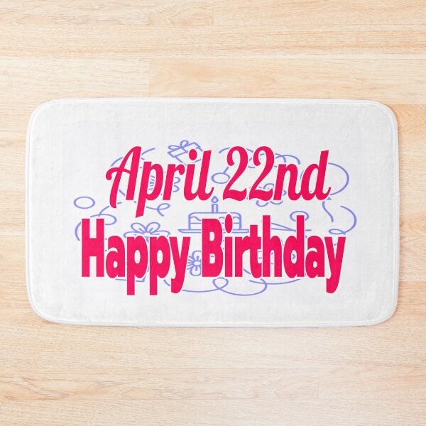 Item preview, Birthday April 22nd  designed and sold by Sujinthaiart.