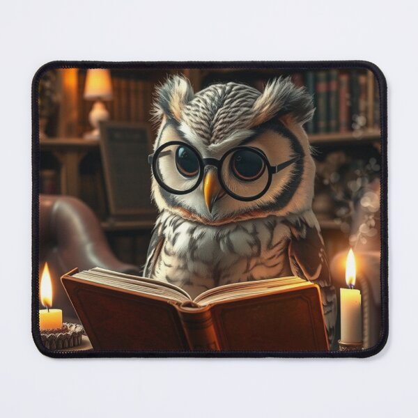 Item preview, Wise Owl Reading in Cozy Autumn Library – Book Lover Tee designed and sold by ArmaanArts.