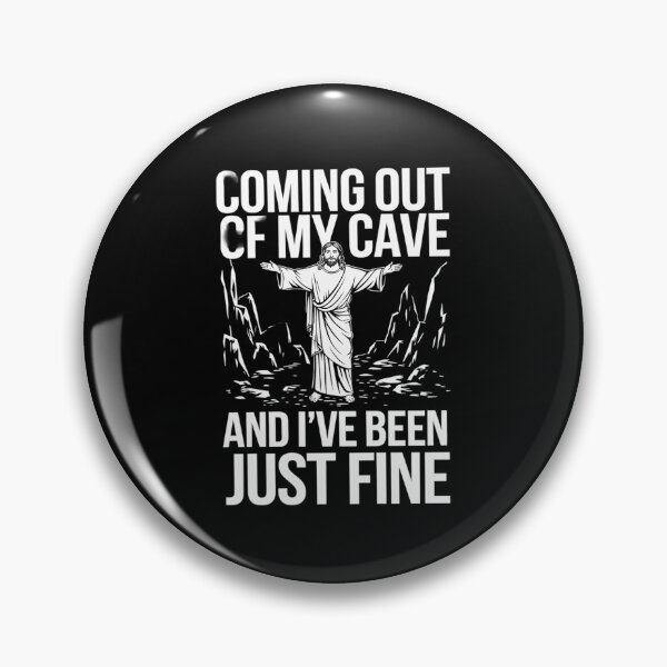 Item preview, Jesus Coming Out Of My Cave And I've Been Doing Just Fine6 designed and sold by FadeOfThrone.