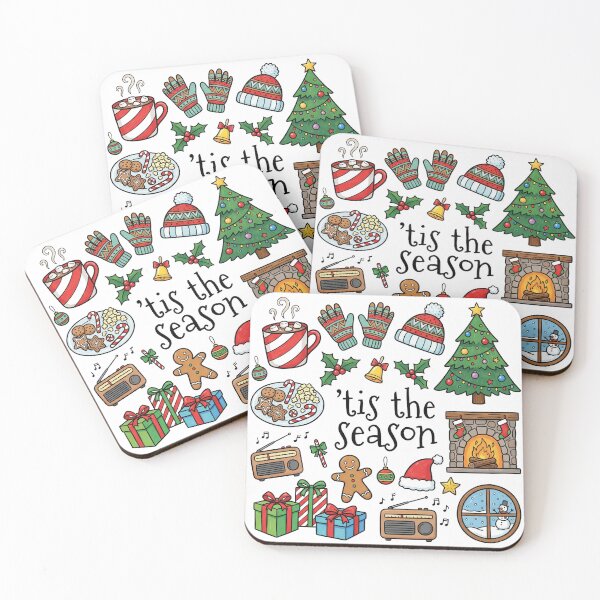 Item preview, Tis The Season - Cute Christmas Doodles & Holiday Sticker Pack designed and sold by Latikshop.
