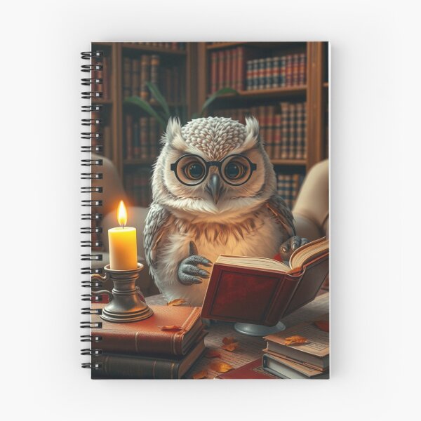 Item preview, Cozy Reading Owl with Tea & Candle – Autumn Book Lover T-Shirt designed and sold by ArmaanArts.