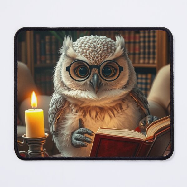 Item preview, Cozy Reading Owl with Tea & Candle – Autumn Book Lover T-Shirt designed and sold by ArmaanArts.