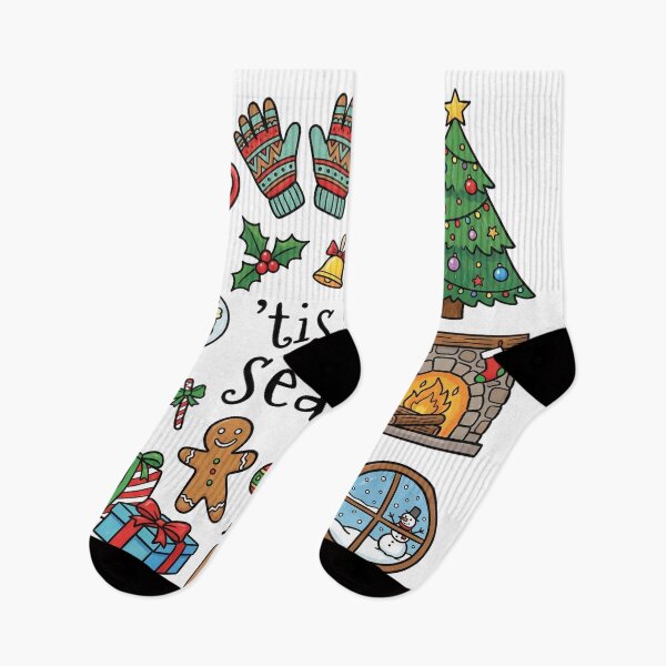 Item preview, Tis The Season - Cute Christmas Doodles & Holiday Sticker Pack designed and sold by Latikshop.