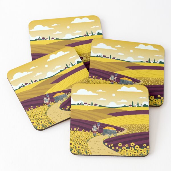 Item preview, Fields at harvest designed and sold by Design4uStudio.