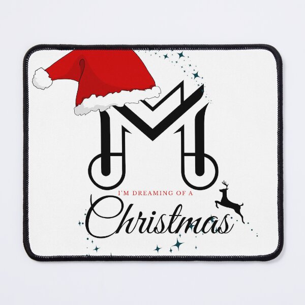 Item preview, Modern Monogram Christmas - I'm Dreaming of a Christmas Typography designed and sold by Skill_&_Stone.