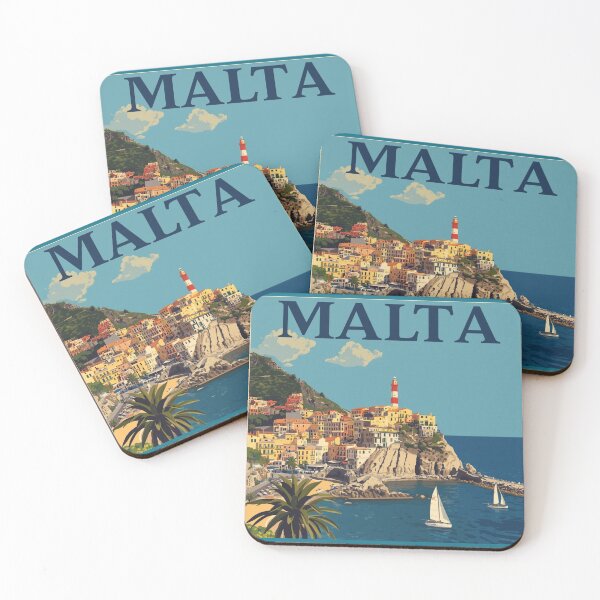 Item preview, Malta Travel Poster designed and sold by CaliforniaDi.