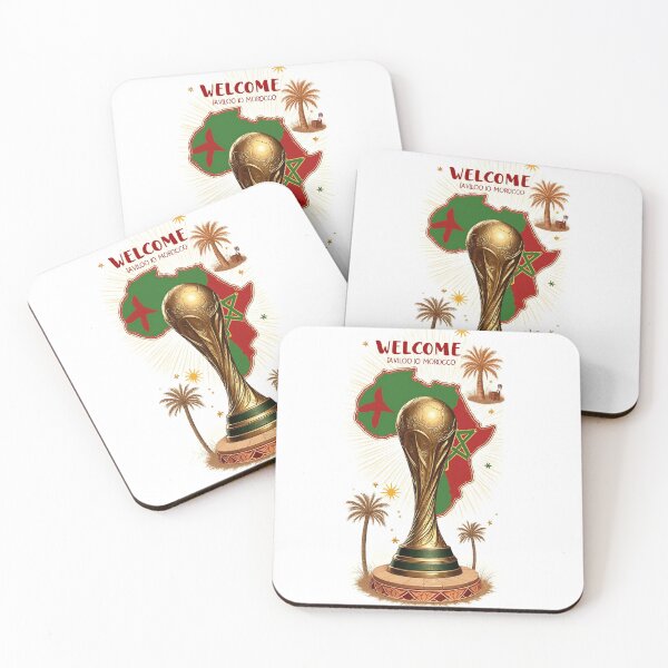 Item preview, Welcome to Morocco – AFCON Football T-Shirt Design designed and sold by redjod.