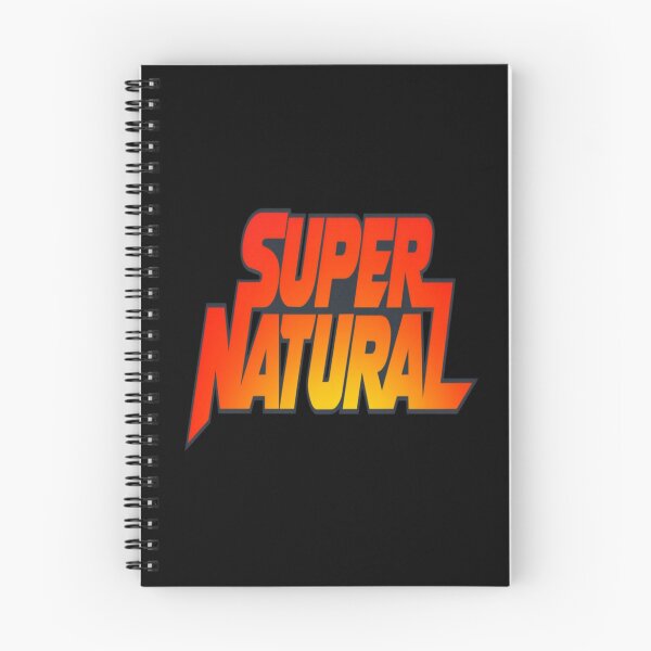 Item preview, Bold SUPERNATURAL Typography – Red to Yellow Gradient Text Art for Fans of Mystery & Power designed and sold by Bright Nest Studio.