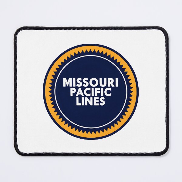 Item preview, Vintage Missouri Pacific Lines "MoPac" Blue and Gold Buzzsaw Logo designed and sold by CharlieDesings.