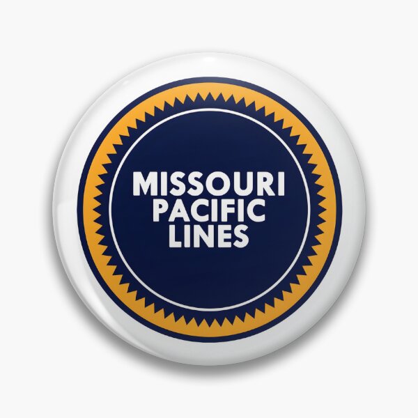 Item preview, Vintage Missouri Pacific Lines "MoPac" Blue and Gold Buzzsaw Logo designed and sold by CharlieDesings.