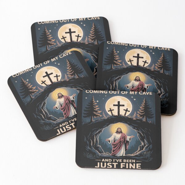 Item preview, Jesus Coming Out Of My Cave And I've Been Doing Just Fine13 designed and sold by MarryIsMonth.