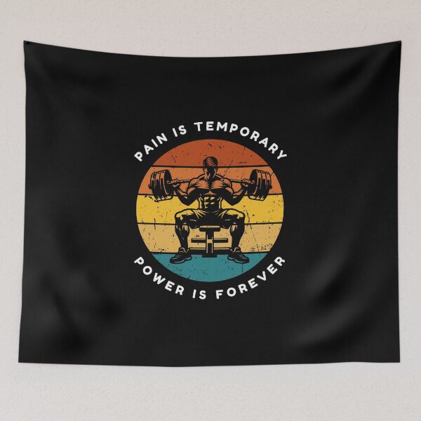 Item preview, Pain Is Temporary, Power Is Forever designed and sold by ColorCove Designs.