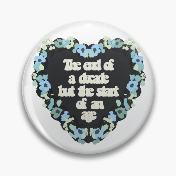 Item preview, The End of a Decade Love Heart Birthday Cake designed and sold by FreeOrca.