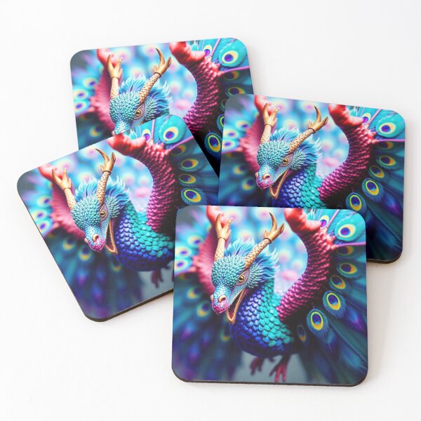 Item preview, Defending Peacock Dragonling designed and sold by Oceandiana.