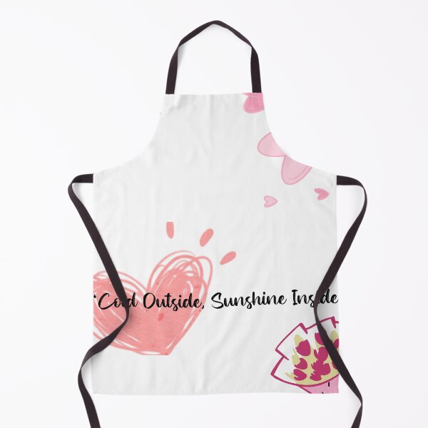 Item preview, Cold Outside, Sunshine Inside – Cozy Heart Quote Design designed and sold by curlmuse.