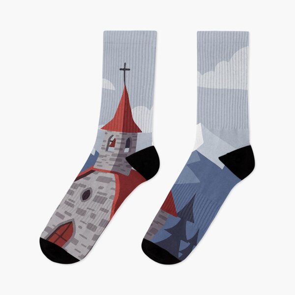 Item preview, Church in a green landscape designed and sold by Design4uStudio.