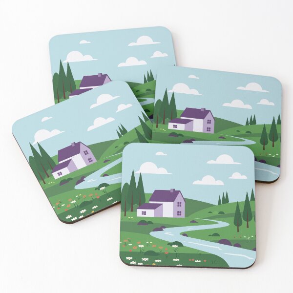 Item preview, Rural landscape designed and sold by Design4uStudio.