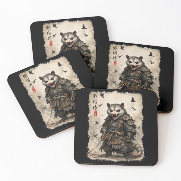 Item preview, Samurai Possum, Japanese Warrior & Art | Vintage Anime designed and sold by will freed18.