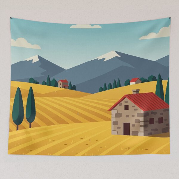 Item preview, Rural landscape designed and sold by Design4uStudio.