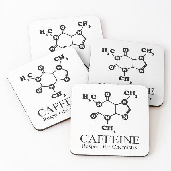 Item preview, Caffeine Respect the Chemistry Funny Chemistry Quote Gift for Chemists, Chemistry Teachers & Students designed and sold by ScienceCorner.