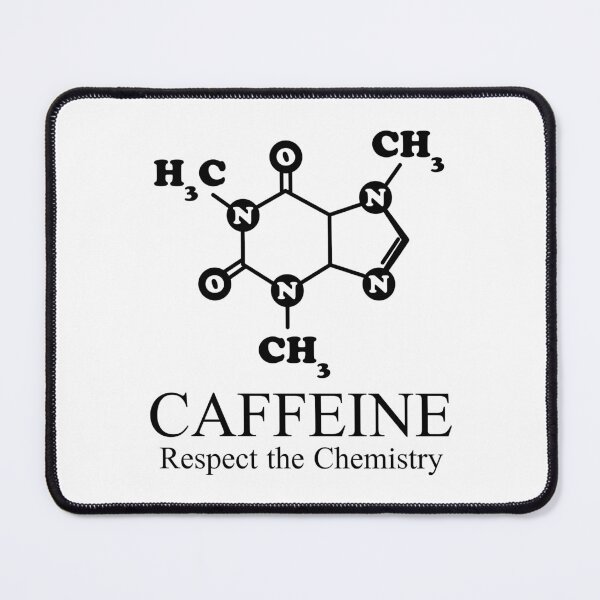 Item preview, Caffeine Respect the Chemistry Funny Chemistry Quote Gift for Chemists, Chemistry Teachers & Students designed and sold by ScienceCorner.