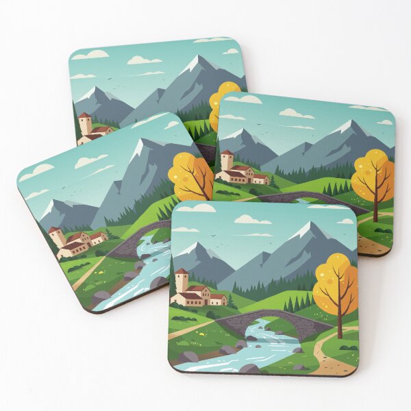Item preview, Minimalist landscape designed and sold by Design4uStudio.