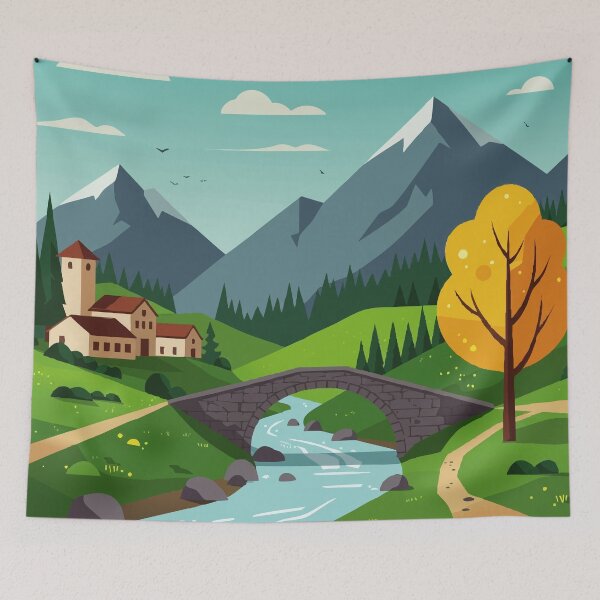 Item preview, Minimalist landscape designed and sold by Design4uStudio.