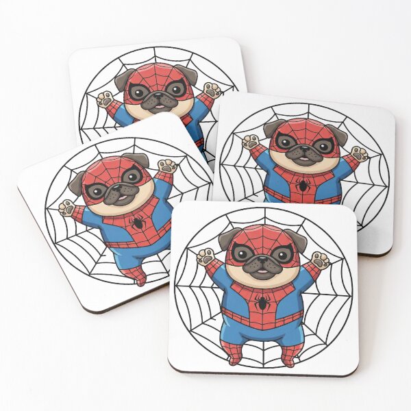 Item preview, Spider Pug, Pug in Superhero designed and sold by DogGarden.