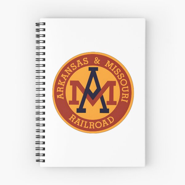 Item preview, Vintage Arkansas & Missouri Railroad Monogram Logo designed and sold by CharlieDesings.