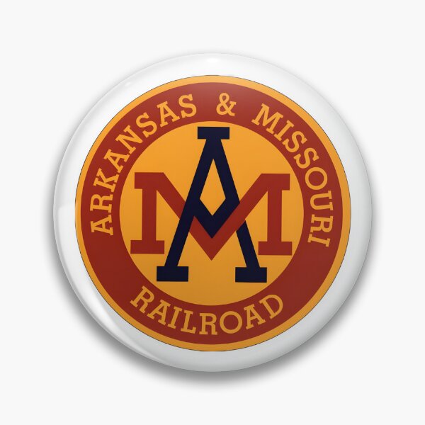 Item preview, Vintage Arkansas & Missouri Railroad Monogram Logo designed and sold by CharlieDesings.