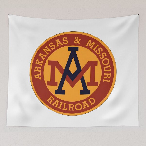 Item preview, Vintage Arkansas & Missouri Railroad Monogram Logo designed and sold by CharlieDesings.