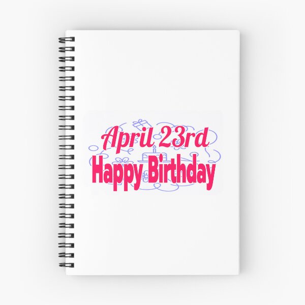 Item preview, Birthday April 23rd designed and sold by Sujinthaiart.
