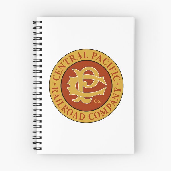 Item preview, Vintage Central Pacific Railroad Company Circular Monogram Logo designed and sold by CharlieDesings.