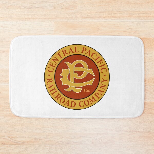 Item preview, Vintage Central Pacific Railroad Company Circular Monogram Logo designed and sold by CharlieDesings.