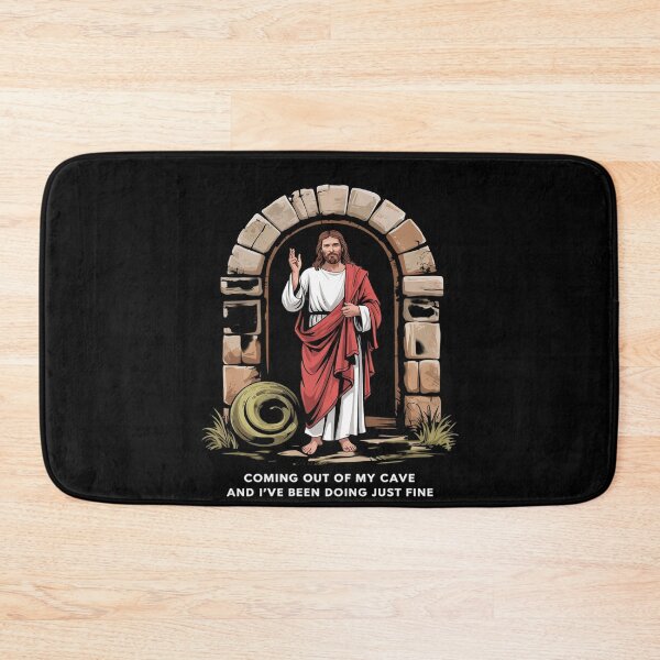 Item preview, Jesus Coming Out Of My Cave And I've Been Doing Just Fine31 designed and sold by FadeOfThrone.