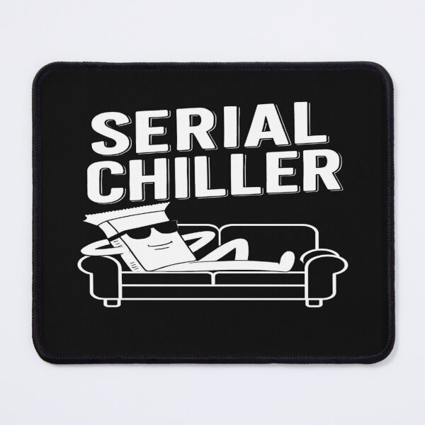 Item preview, Laid-Back Snack Bar Cartoon – Funny “Serial Chiller” Design for Chill Vibes, Posters & Apparel designed and sold by Bright Nest Studio.