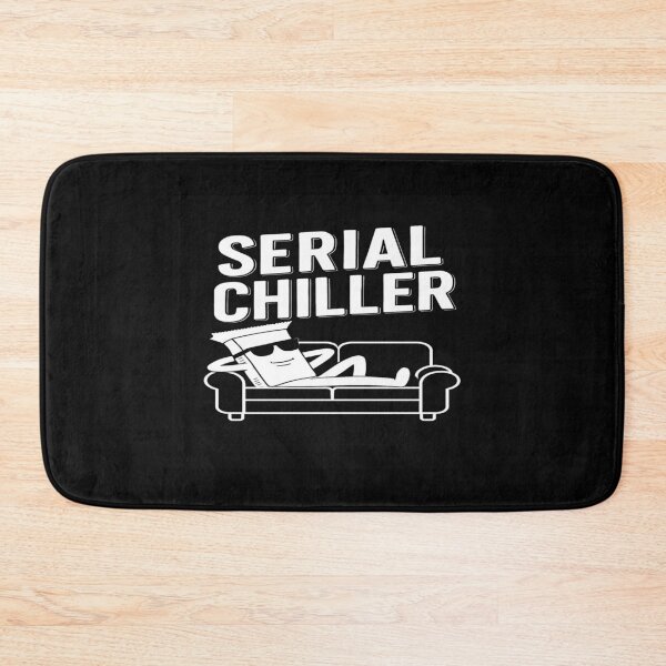 Item preview, Laid-Back Snack Bar Cartoon – Funny “Serial Chiller” Design for Chill Vibes, Posters & Apparel designed and sold by Bright Nest Studio.